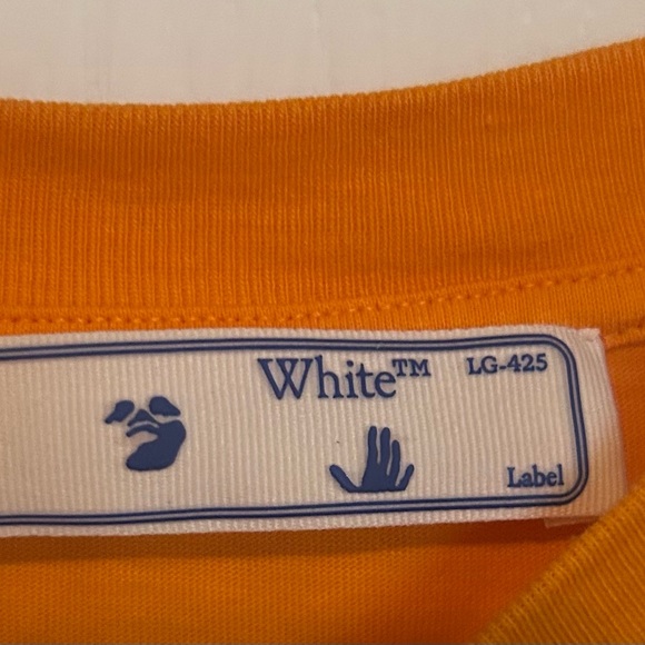 Off-White Orange Short Sleeve Tee - Picture 6 of 7